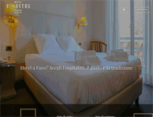 Tablet Screenshot of hotelaugustus.it